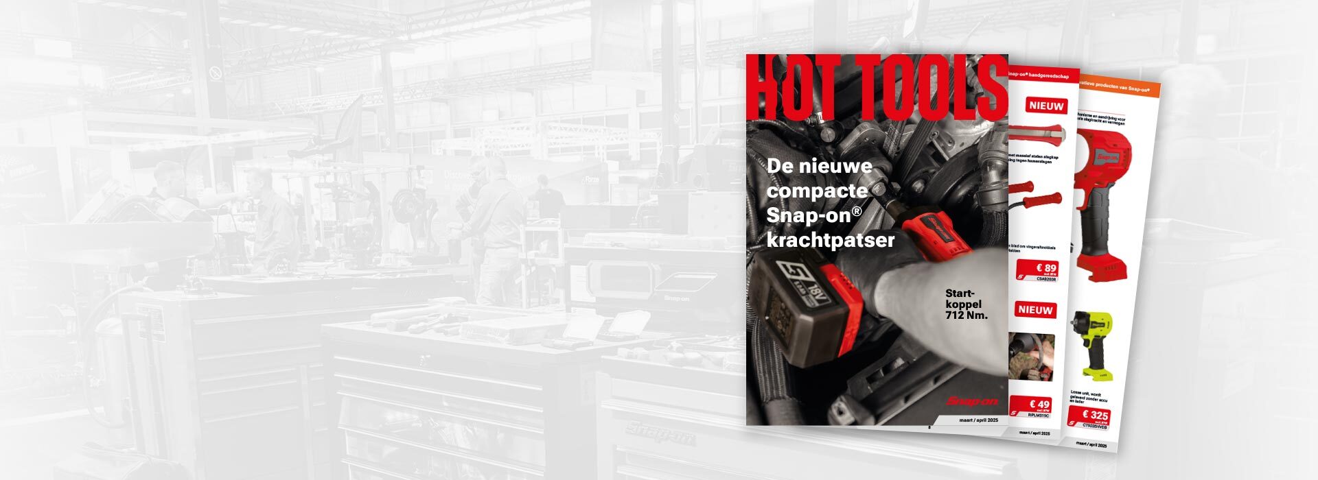 Snap-on Hot Tools maart april 2025